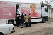 Краевые онкологи обследовали жителей Брюховецкого района