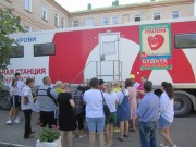 14 июля состоялся очередной выездной День Донора в поселке Черноморском Северского района